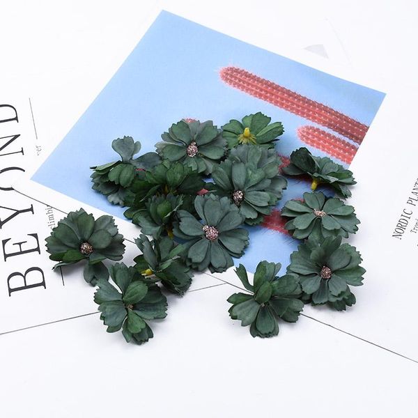 

20 artificial flowers home decoration accessories wedding decoration dried flower diy brooch scrapbooking candy box vases bbyefo