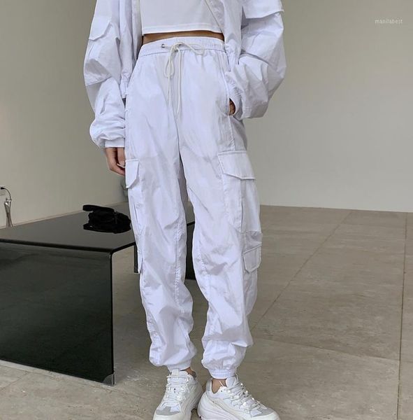 

woman nylon trousers from set lovemoda1, Black;white