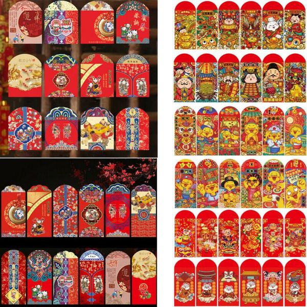 

12 pcs chinese new year money envelope hong bao 2020 red packet lucky money bag