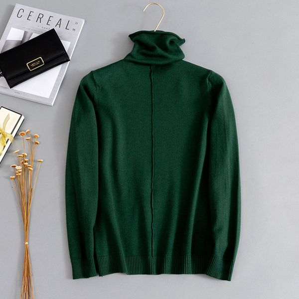 

2021 new turtleneck pullover autumn winter korean wool harajuku jumper pull femme hiver soft female knitted sweater skye, White;black