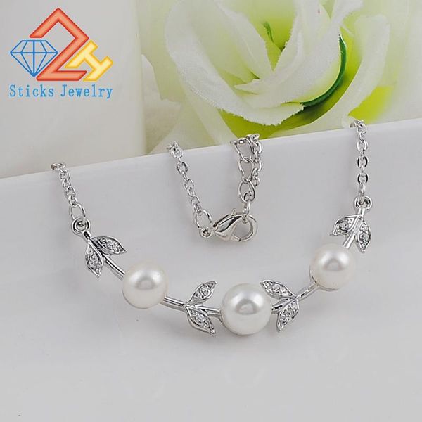 

корея новый ювелирной моды цветок имитация pearl choker neckalce женщина себе ожерелье аксессуары, Golden;silver