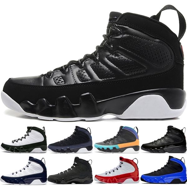 

fresh 9 9s basketball shoes for man black white og space jam racer blue dream it do it black white sports sneakers