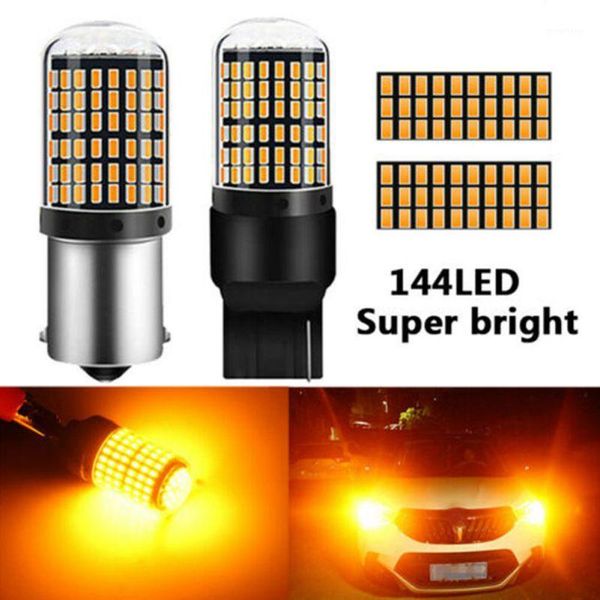 

new 2pcs t20 7440 w21w 1156 ba15s p21w bau15 py21w car led light bulb turn signal light rear reverse bulbs tail brake lamps1