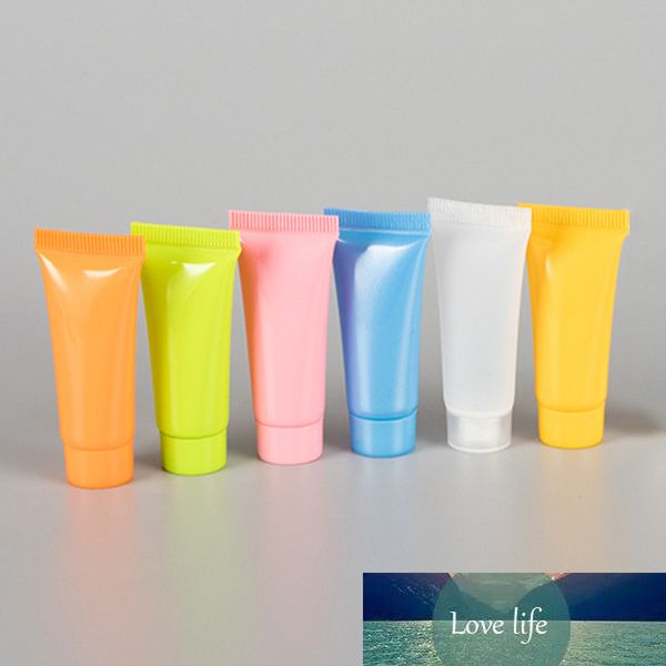 5 pcs Empulsão plástica Embalagem de creme de mão mangueira recarregável garrafa com tampa vazio tubo de tubos tubo cosmético lotion recipiente