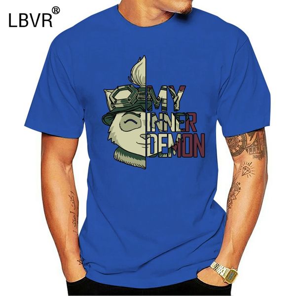 

мой внутренний демон teemo футболка мужской популярные футболки круглый шея tees спорта с капюшоном hoodie