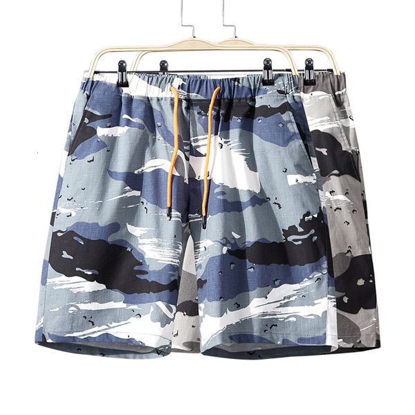 

shorts 2020 summer leisure straight loose line elastic capris men's dk105, White;black