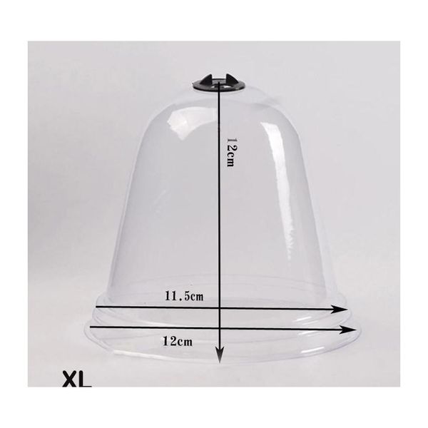 

100pcs-pack wholesale plastic transparent planting pot lid flower pot cap cover for home gardens tools wmtejh toys2010