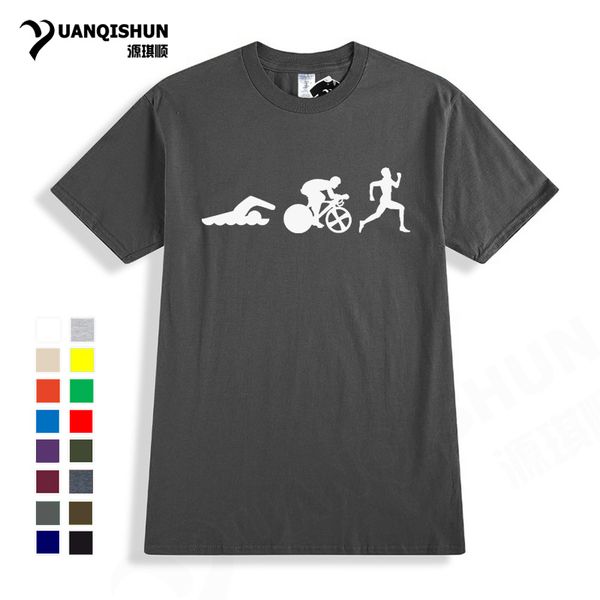 

sport triathlon t-shirt birthday gifts idea present for dad father boyfriend brother swimer runner cycler boutique t shirt brand tees