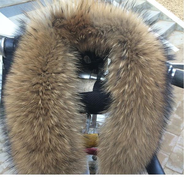 

natural raccoon fur scarf winter hood fur decor shawl raccoon fur scarf winter coa jllcor