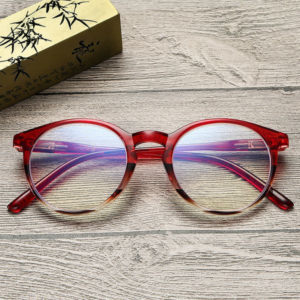 

women frame for men iboode computer round optical eyeglasses hyperopia anti blue light reading glasses eyewear
