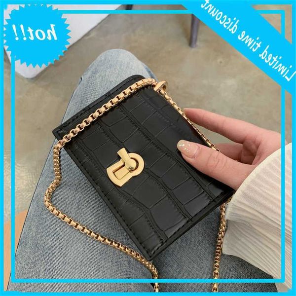 

casual pu leather chain large shoulder bag women alligator messenger handbags