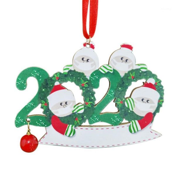 

christmas hanging ornaments birthday survived family handwriting wooden holiday home decor gift party diy name social distance1