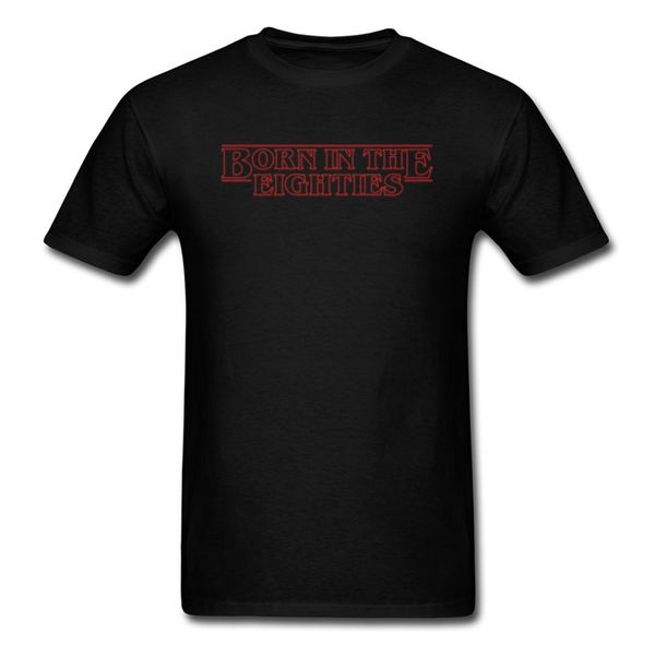 

born in the 80s t shirt men stranger things t shirt black tshirt red letter custom mens own logo tee sport hooded sweatshirt hoodie
