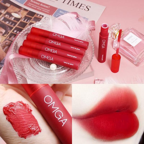 

lip gloss liquid lipstick matte waterproof moisturizing long-lasting non-stick water 6 colors available