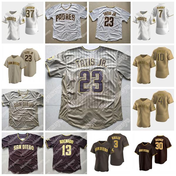 

ncaa 59 chris paddack 2020 new jersey 23 fernando tatis jr. 13 manny machado tony gwynn eric hosmer manuel margot joey lucchesi wil myers, Black