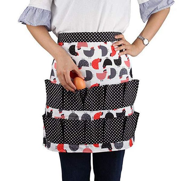 

egg collecting apron pockets holds chicken farmhouse farm home waterproof aprons for women with pockets kitchen apron christmas1
