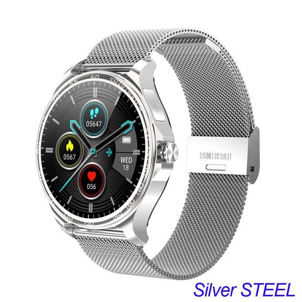

smart call watch r26 bluetooth hand free полный сенсорный фитнес tracker группа мужчины женщины электрокардиограф сердечного ритма круглый м