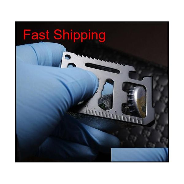 

multifunction credit card knife for outdoor camping survival double saw sos pocket army qylzqc new_dhbest