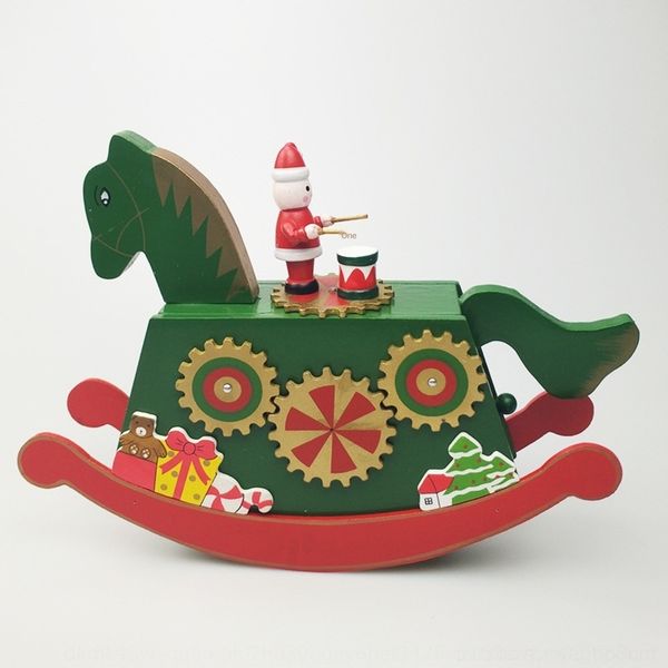 

a0lmo wooden trojan music box wooden desk gift decoration decoration christmas christmas deskmusic box gift gift ybyx6