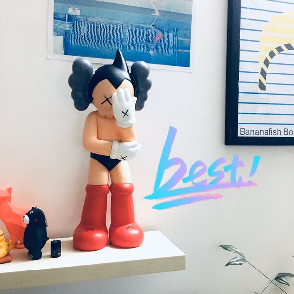 

new arrivals 32cm 0.5kg originalfake k a w s astroboy statue cosplay high pvc action figure model decorations kids gift