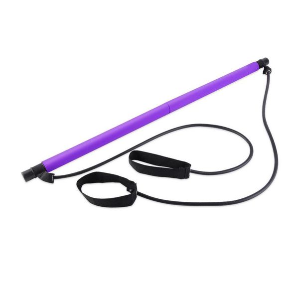 

resistance bands fitness multi-functional yoga pull rods portable gym pilates bar band trainer stick workout
