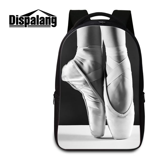 

ballet toe shoe lapbackpacks for girls cute school bags fashion bookbag for middle school students travel back pack mochila escolar kids