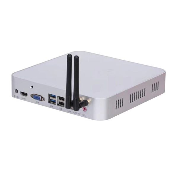 

intel core i3-7100u/-7200u/-7500u processor industrial mini pc 128gb 256gb ssd windows/10 linux gaming pc htpc hdmi vga wifi