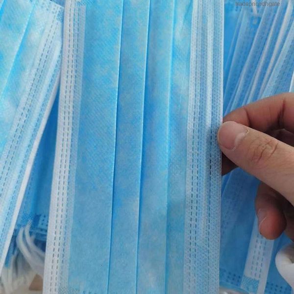 

breathable mouth real elastic 200pcs/pack disposable blue soft hygiene face mask f6pw