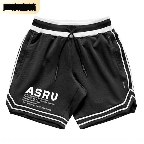 

summer new men's sports shorts and shortsshorts korean loose straight multi-functional fashion brand running training fitness fast dry, Blue
