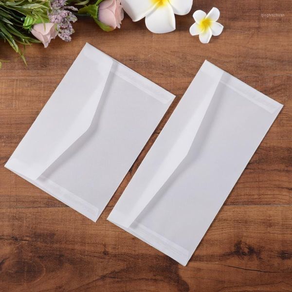 

10pcs/lot translucent sulfuric acid paper envelopes diy multifunction envelope sets for letter, postcard storage1