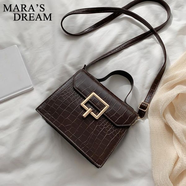 

mara's dream 2020 new solid color fashion simple ladies small bag soft leather pattern all-match single shoulder messenger bag