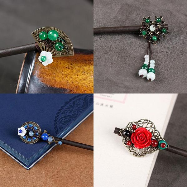 

hair clips & barrettes tassel step wave using antique jewelry send girlfriends and chinese wind plate famu dan hanfu headdress, Golden;silver