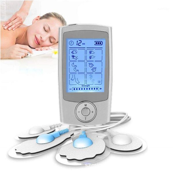 

electric tens unit 16 modes digital therapy acupuncture machine body massager relief pulse massage apparatus1