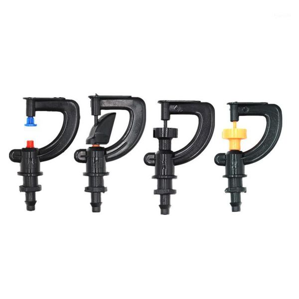 

50pcs automatic irrigation sprayer garden gardening micro sprinkler equipment greenhouse rotating atomization nozzle1