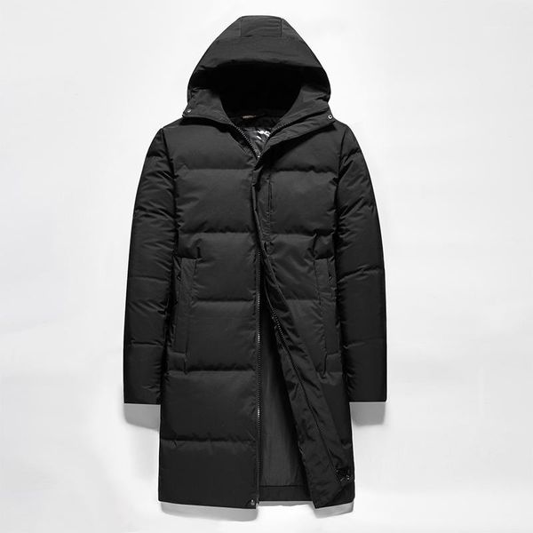 

men's down & parkas long white duck standard men's winter jacket1, Black