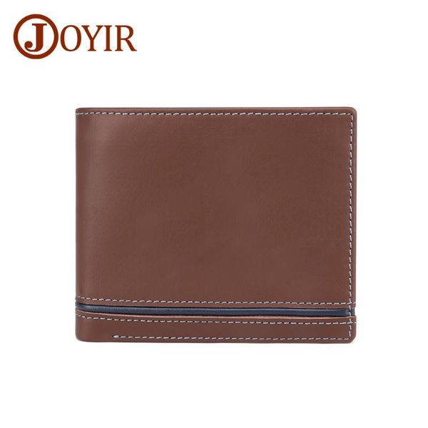 

wallets joyir genuine leather men card holder zipper coin purse business wallet, Red;black