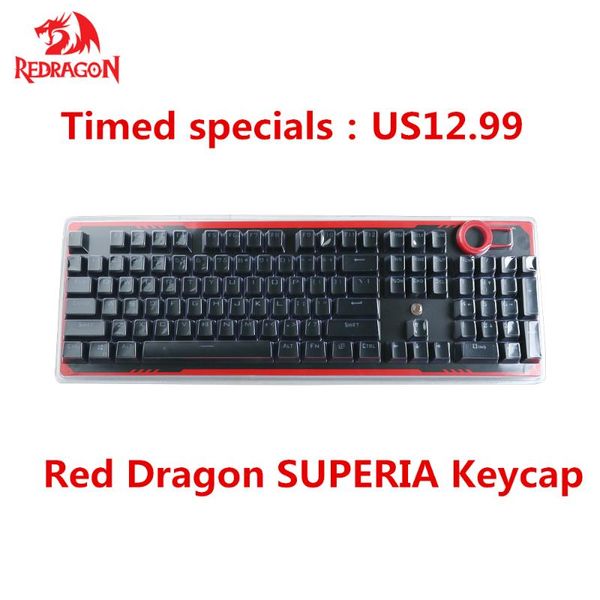 

keyboards redragon a101 double-s injection molded mechanical keyboard keycaps with key puller 81/87k104 keys