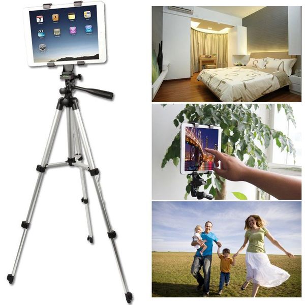

new auminum camera tripod stand light weight adjustable cell phone tripod dom668