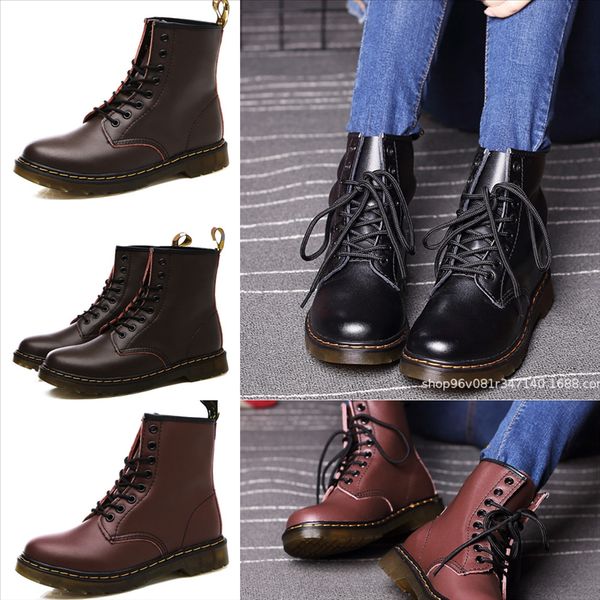 

fycw6 дизайнер австралийский ботинок enfant mini bailey лодыжка кожа ii классические прямые женские кнопки снежные ботинки женщины плюшевые, Black