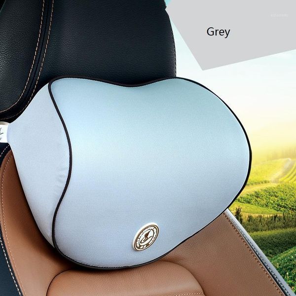 

car travel pillow neck pillow car headrest auto head restraint cushion memory foam polyester synthetic fiber pillows1