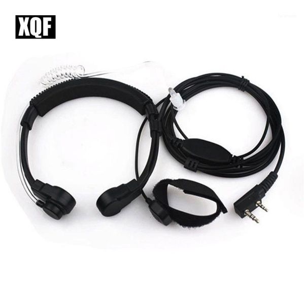 

xqf throat mic headset earpiece pfor walkie talkie baofeng uv5r1