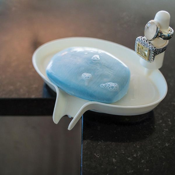 

drain soap holder dish kitchen blue soap holder bathroom shower tray hanging soap storage box plates bathroom accessories bbyuiv bwkf
