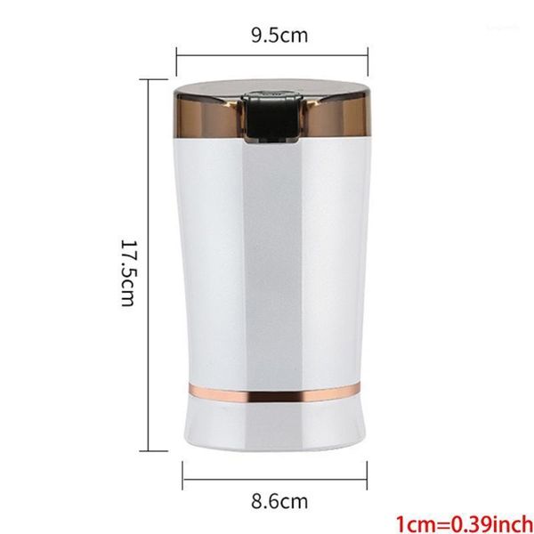 

mini electric coffee beans grinder kitchen salt pepper mill herbs nuts grind l69d1