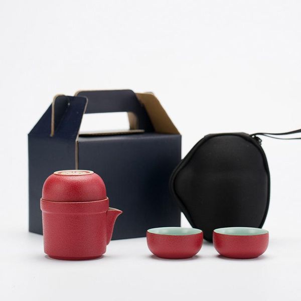 

luwu ceramic teakot с 3 чашками чайных наборов портативный туристический чайные наборы для пропусков экскурсии luwu ceramic bbyuji