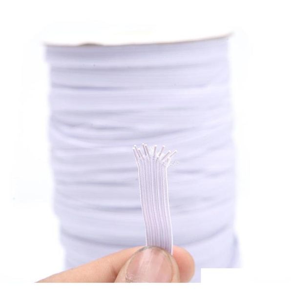 

125 yard diy braided elastic band cord knit band sewing widely used for masks homemade han qylgri sweet07