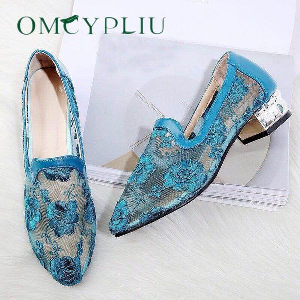 

shoes women pumps 2020 new fashion lace heels party ladies summer shoes retro plus size designer woman shoe black zapatos mujer