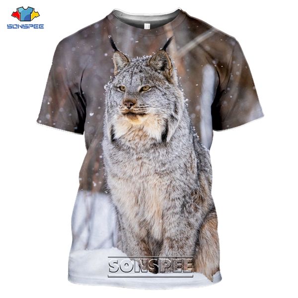 

animal lynx cat 3d print shirts humor anime hentai men clothing