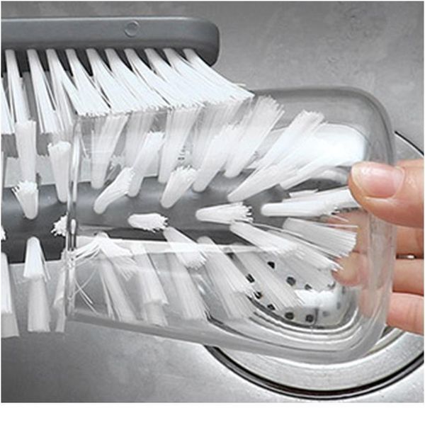 

2 in 1 drink mug wine suction cup cleaning brush gadgets cup scrubber glass cleaner bottles brush sink kitchen acc sqcpgh