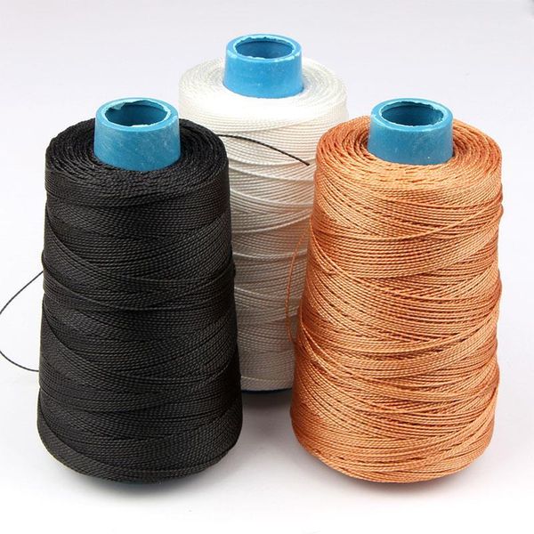 

1 roll durable leather waxed thread cord for diy handicraft tool hand stitching thread waxed sewing line 3 colors1, Black
