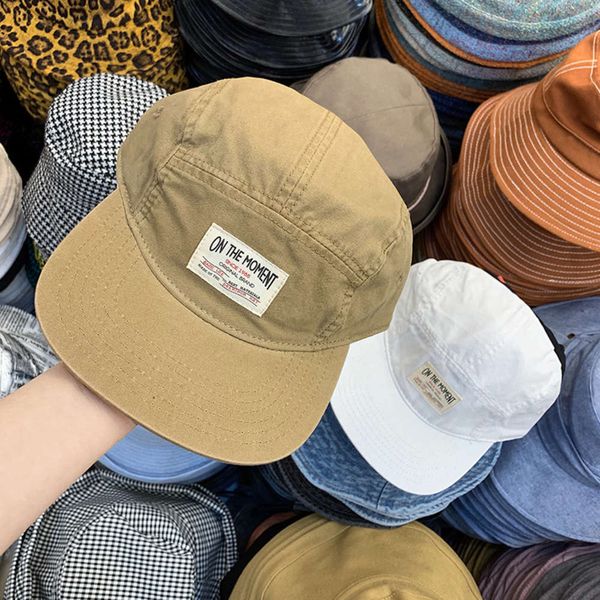 

letter pasted splicing cloth flat edge cap for both men and women, Blue;gray